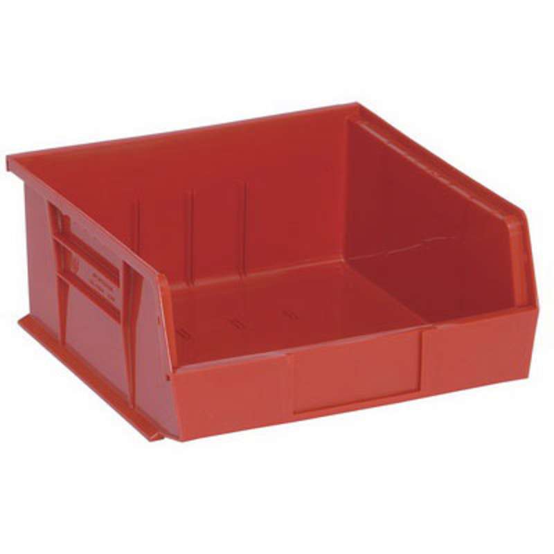 Ultra Stack and Hang Bin, 10-7/8 x 11 x 5in, Red, 6 per Case